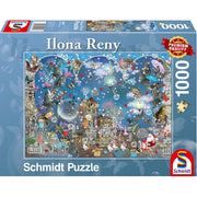 Ilona Reny: Blue Skies of Christmas  Puzzle (1000 Pieces)