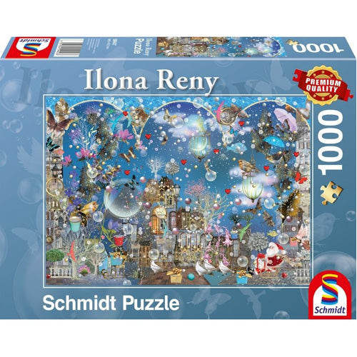 Ilona Reny: Blue Skies of Christmas  Puzzle (1000 Pieces)