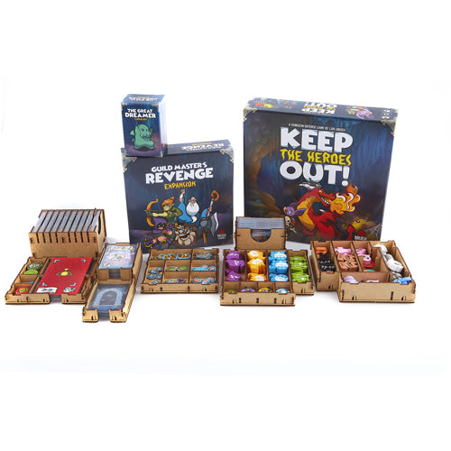 Insert Keep the Heroes Out + expansions