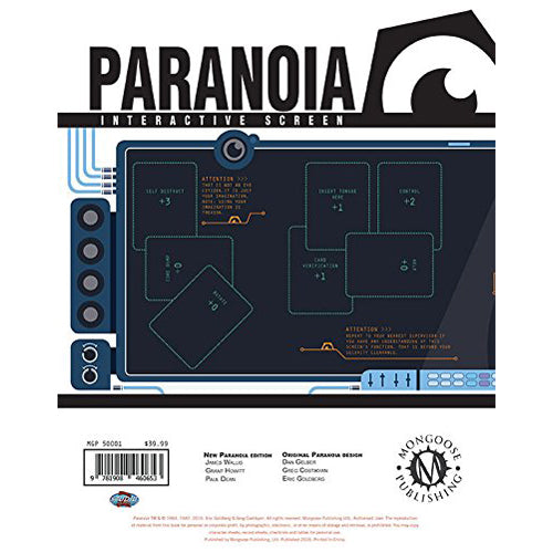Interactive Screen: Paranoia RPG Acc.