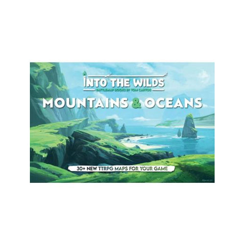 Into The Wilds Battlemap Book: Volume 1: Mountains And Oceans