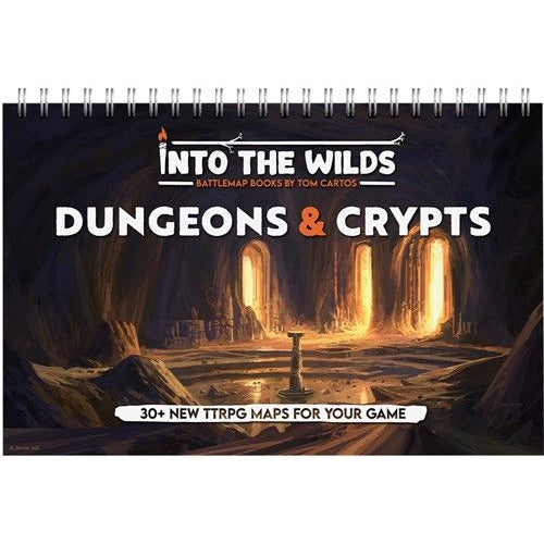 Into The Wilds Battlemap Book: Volume 2: Dungeons And Crypts