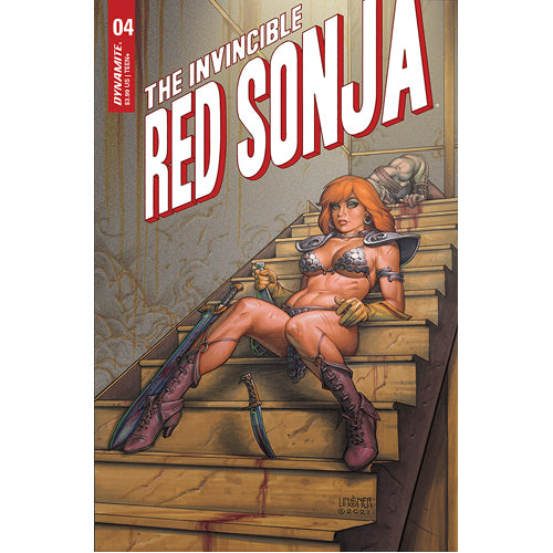 Invincible Red Sonja #4 Cover B - Linsner