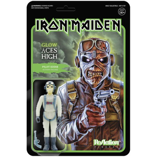 Iron Maiden Reaction Figure Wave 1 - Killer Eddie (Glow)