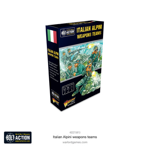 Italian Alpini weapons teams