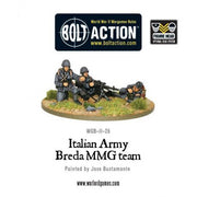 Italian Army Breda medium machine gun team