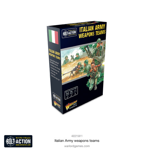 Italian Army Weapons Teams