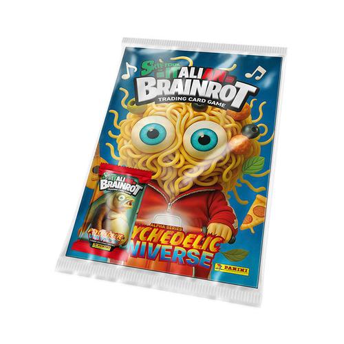 Jeu De Cartes à Collectionner Italian Brainrot - 60 Cartes + 32 Autocollants - Tung Tung Sahur - Cadeau Ados Fêtes Anniversaire