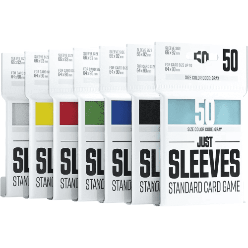 Gamegenic Just Sleeves: Standard Card Game White (50)