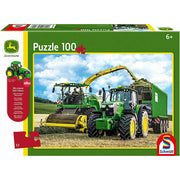John Deere 649M Tractor with 8500i Harvester Jigsaw - 100 pieces