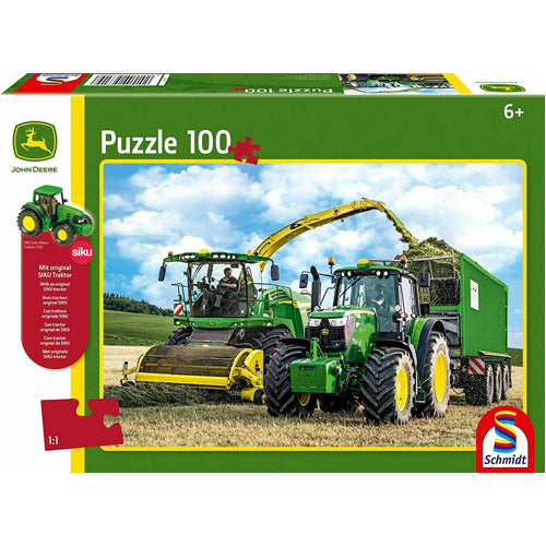 John Deere 649M Tractor with 8500i Harvester Jigsaw - 100 pieces