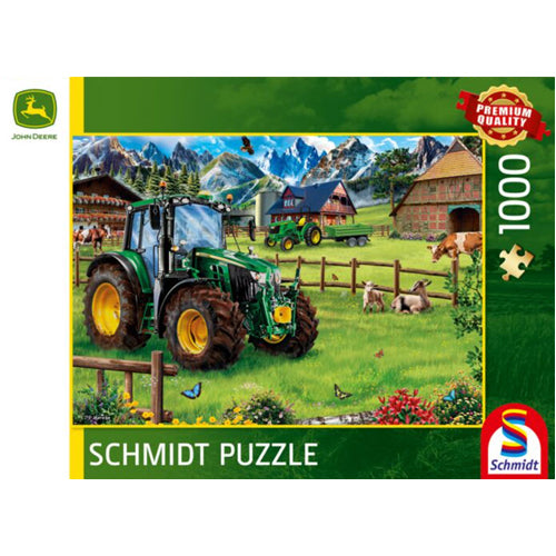 John Deere: Alpine Pasture with 6120M Tractor (1000pc)