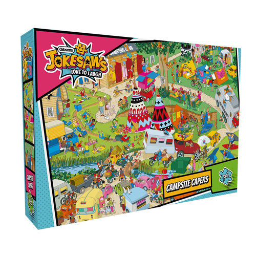 Jokesaws Campsite Capers 1000 Piece Puzzle