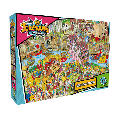 Jokesaws Shakespeare Shake Up 1000 Piece Puzzle