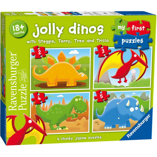 Jolly Dinos My First Puzzles (2,3,4,5pc)