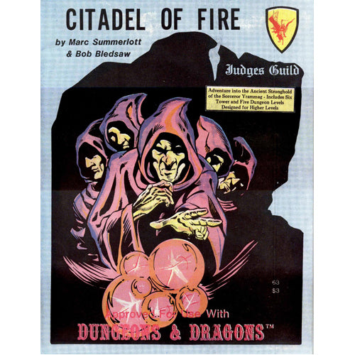 Judges Guild Classic Reprint: Citadel Of Fire (1e Adventure)