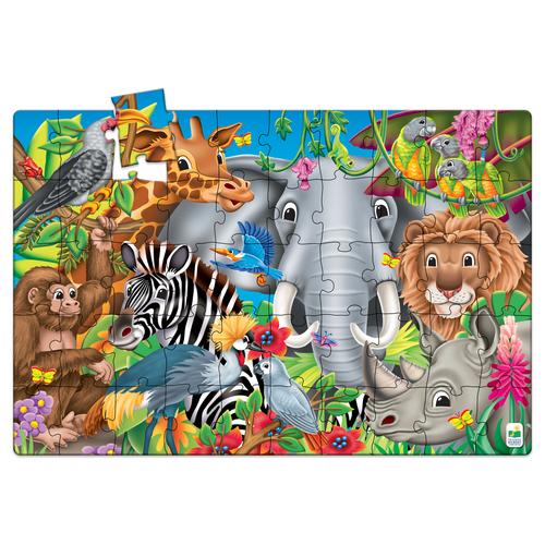 Jumbo Floor Puzzles - Animals of the World (50 Pieces)