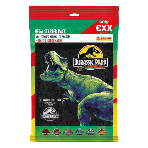 Jurassic Park 30th Anniversary Trading Cards Celebration Collection Starter Pack *German Version*