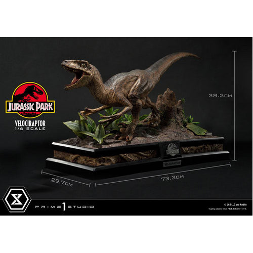 Jurassic Park Legacy Museum Collection Statue 1/6 Velociraptor Attack 38 cm