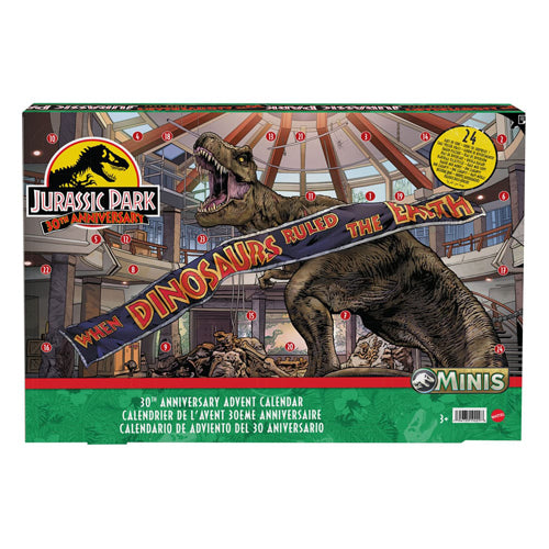 Jurassic Park Minis Advent Calendar 30th Anniversary