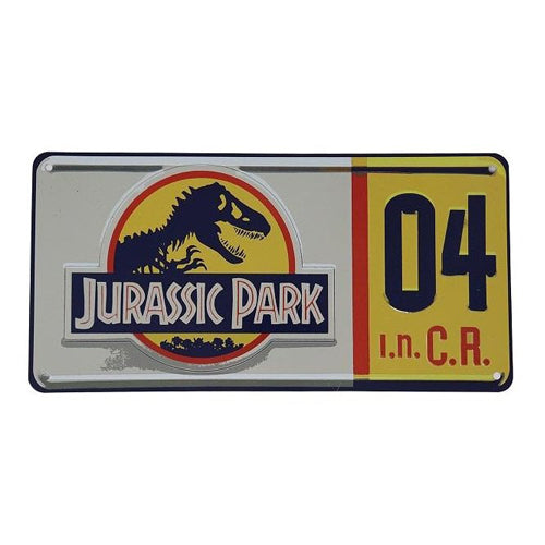 Jurassic Replica Numberplate