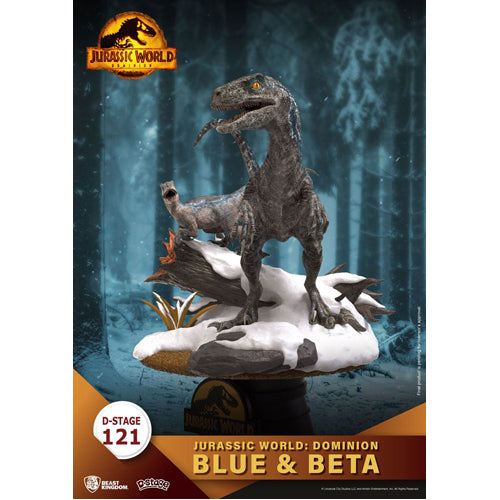 Jurassic World: Dominion D-Stage PVC Diorama Blue & Beta 13 cm