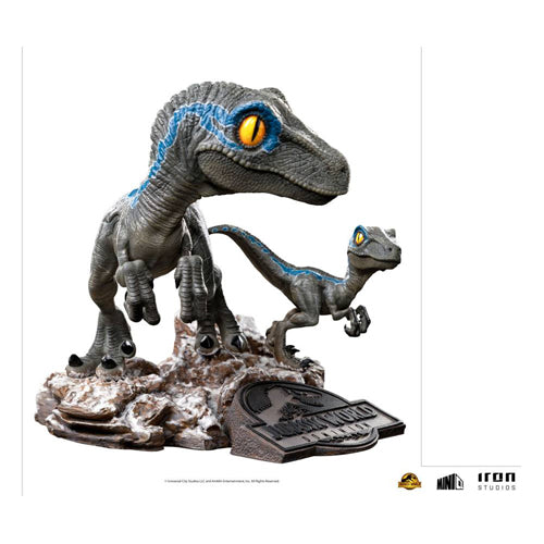 Jurassic World Dominion Mini Co. PVC Figure Blue and Beta 13 cm