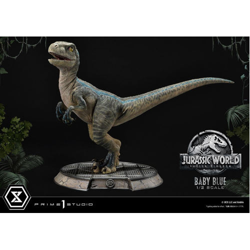 Jurassic World: Fallen Kingdom Prime Collectibles Statue 1/2 Baby Blue 34 cm