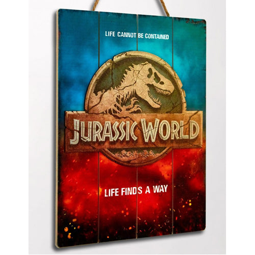 Jurrassic World Life Finds A Way WoodArts 3D Print