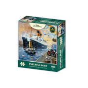 Kevin Walsh Nostalgia Collection Jigsaw Puzzle: Entering Port (1000 pieces)