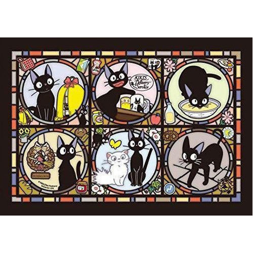 Kiki's Delivery Service Art Crystal Jigsaw Puzzle Jiji's Street