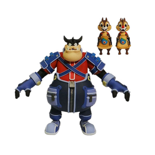 Kingdom Hearts Boxed Figures Pete and Chip and Dale