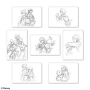 Kingdom Hearts Postcard Set C Illustrated By Tetsuya Nomura