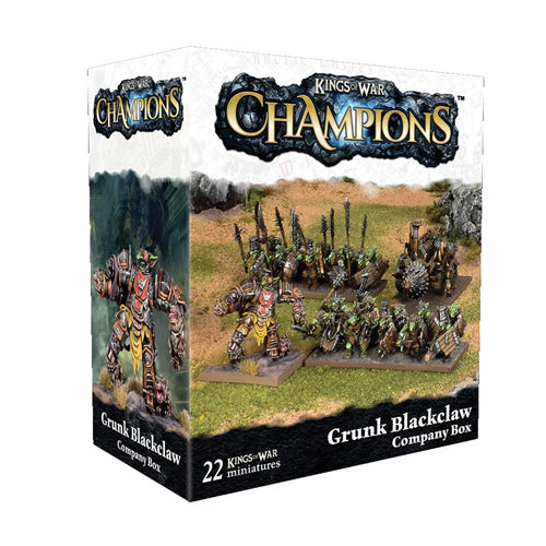 Kings of War Champpions Gunk Blackclaw Company Box