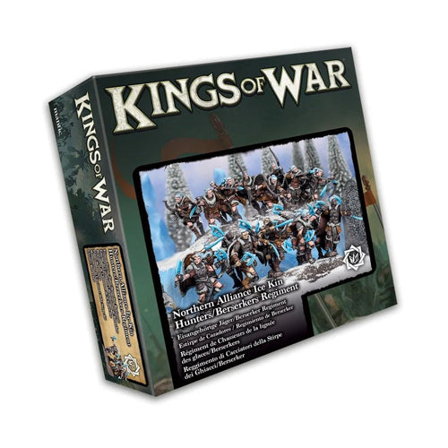 Kings of War Northern Alliance Icekin Hunter / Berserker Regiment
