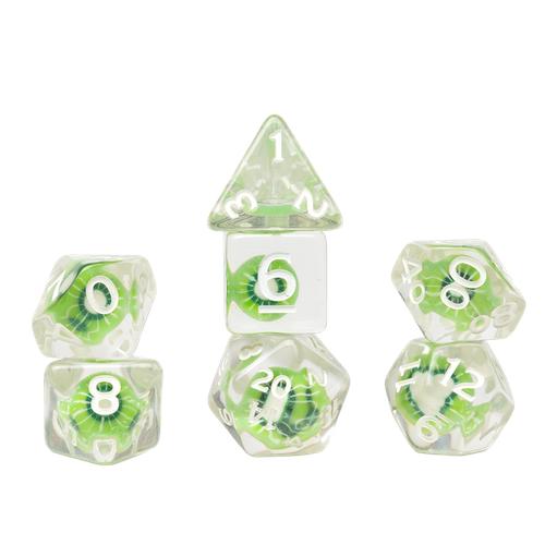 Kiwi: Fruit Slice Dice Set - Sirius Dice