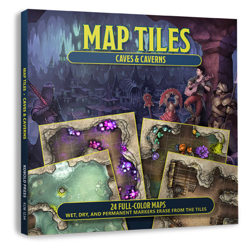Kobold Press - Map Tiles Caves & CavernS