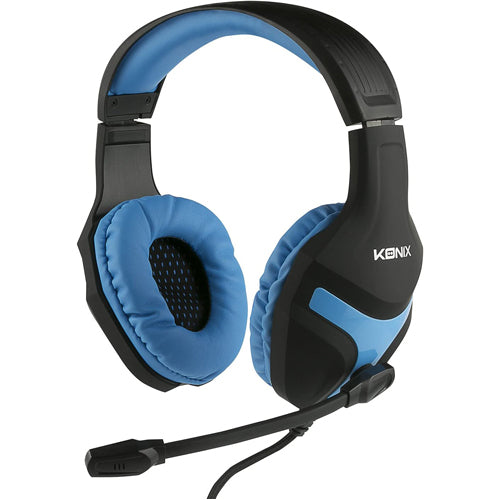 Konix Wired Gaming Headset (Blue/Black) - PS4