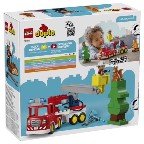 Lego DUPLO Town 10473 Fire Truck with Hose and Firefighter