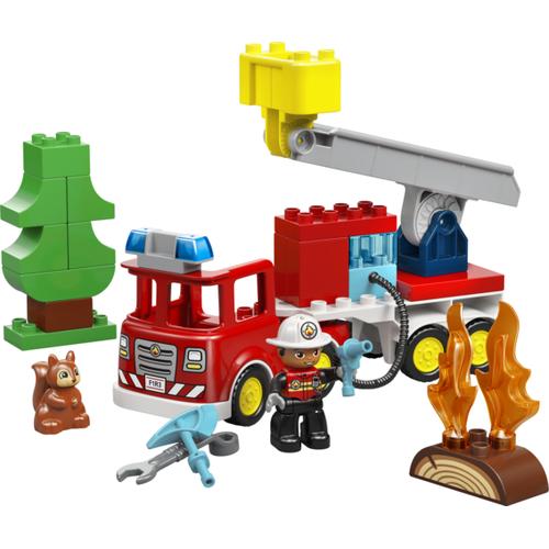 Lego DUPLO Town 10473 Fire Truck with Hose and Firefighter