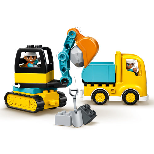 LEGO Duplo Town 10931 Truck & Tracked Excavator