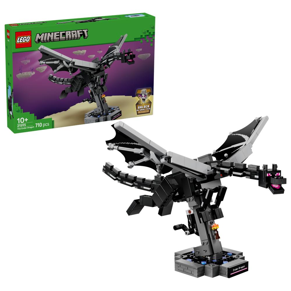 ブラック配管工 マリオ 遊戯王 レンガ王 Lego Minecraft 21595 The Ender Dragon | Zatu Games