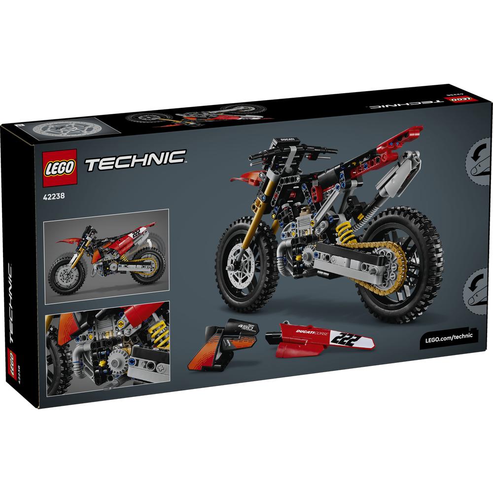 Lego Technic 42238 Ducati Desmo450 MX Factory Motorcycle