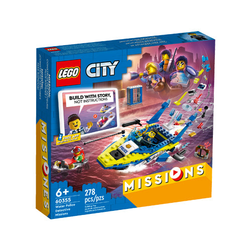 LEGO City Missions 60355 Water Police Detective Missions