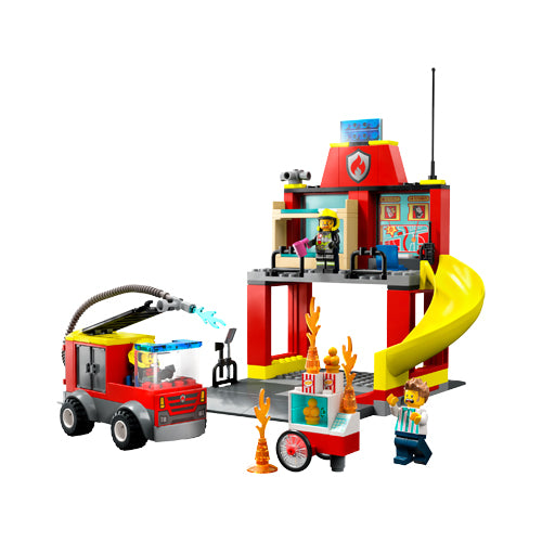 LEGO City Fire 60375 Fire Station and Fire Truck