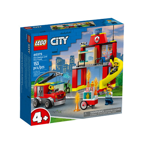 LEGO City Fire 60375 Fire Station and Fire Truck