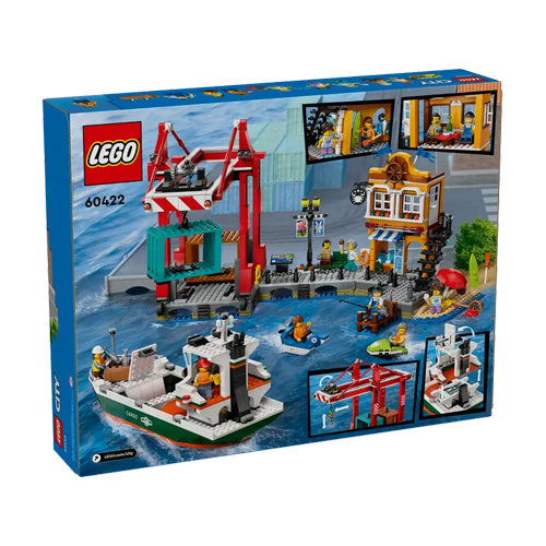 LEGO My City 60422 Seaside Harbor with Cargo Ship
