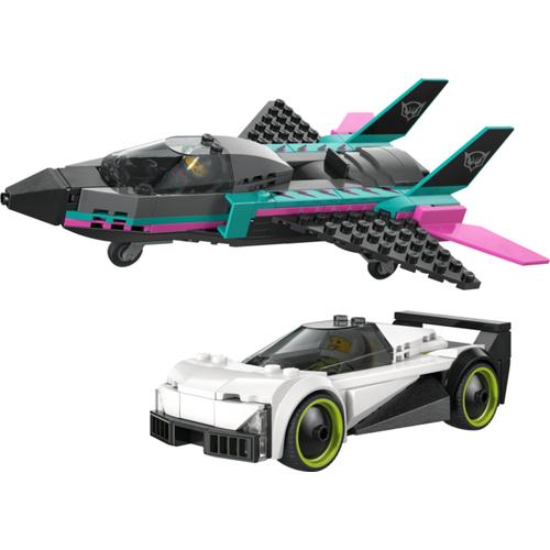 Lego City Great Vehicles 60489 Jet vs. Car