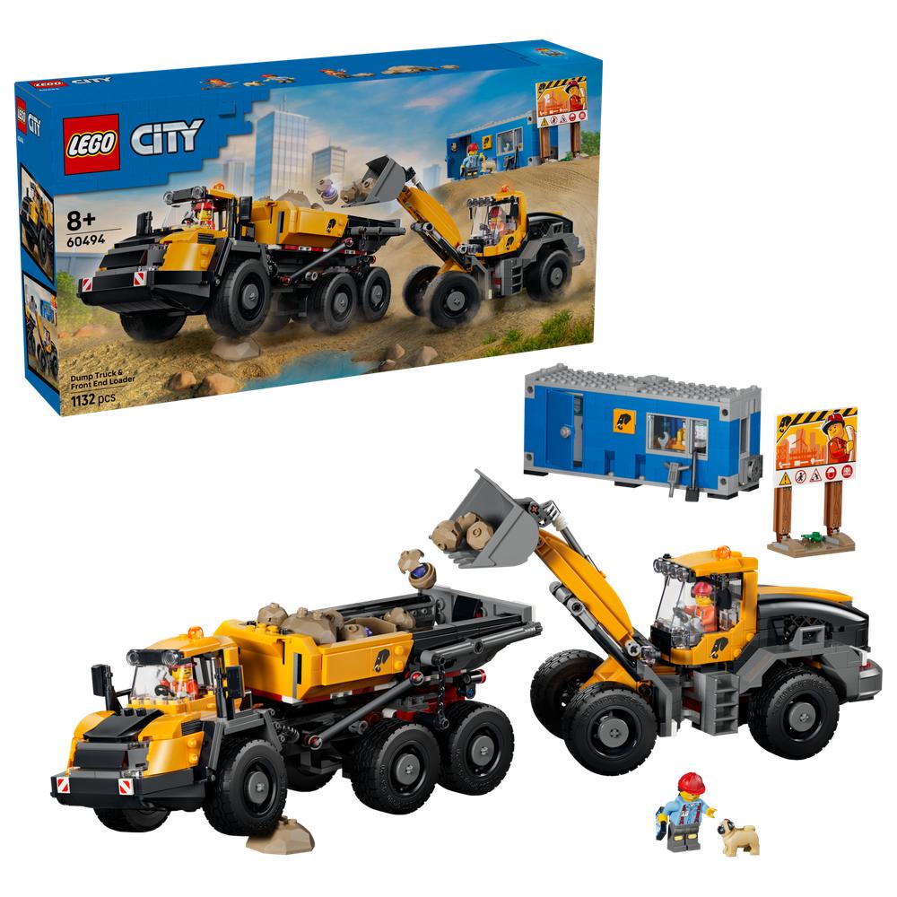 Lego City 60494 Dump Truck & Front End Loader