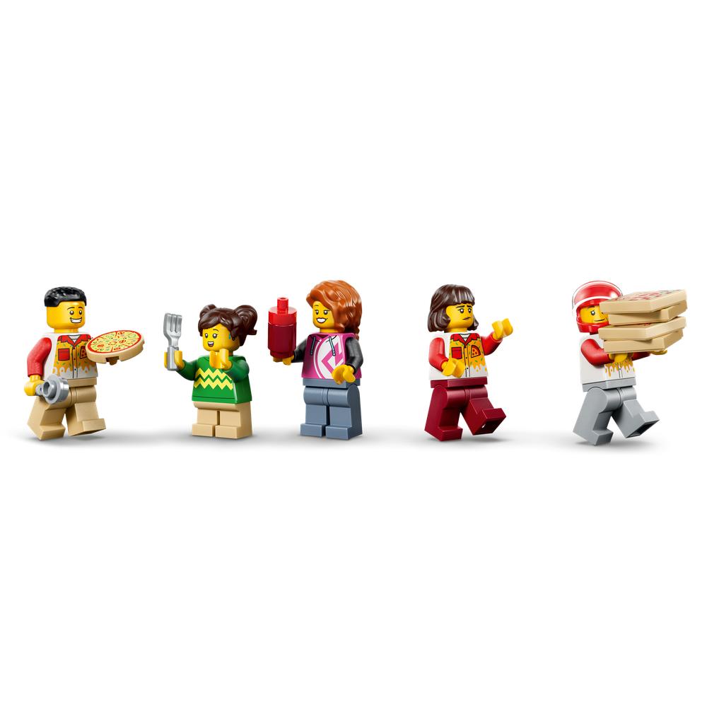 Lego City 60496 Pizza Delivery Experience with Vehicles